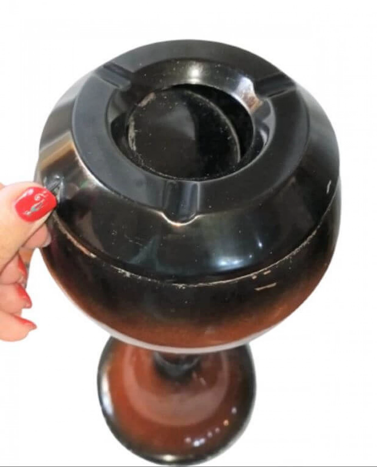 Posacenere Space Age in metallo laccato, anni '60 7