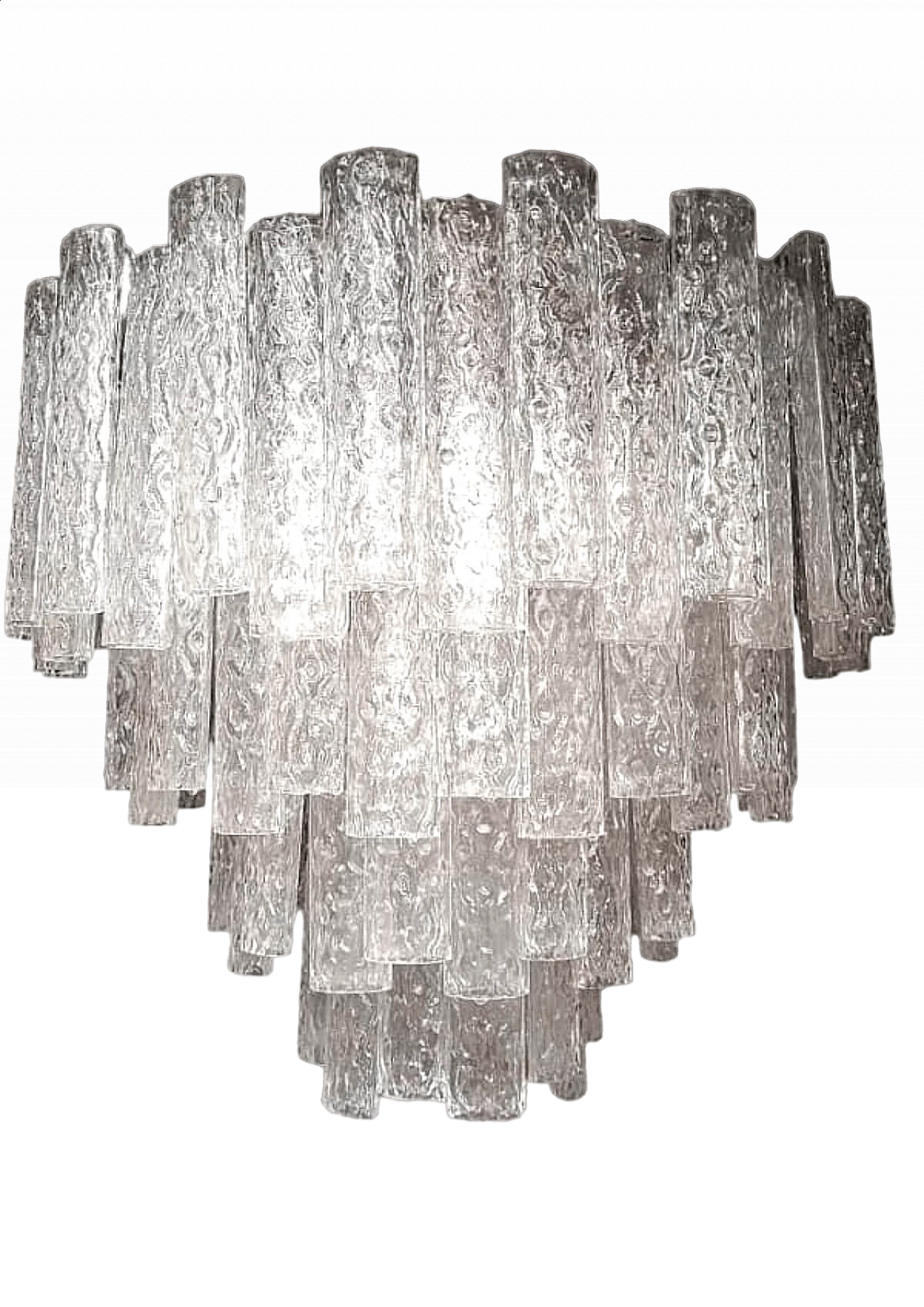 Murano blown glass chandelier by Toni Zuccheri, 1970s 26