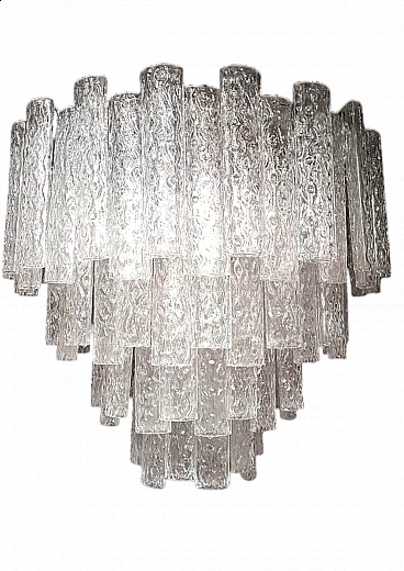 Murano blown glass chandelier by Toni Zuccheri, 1970s