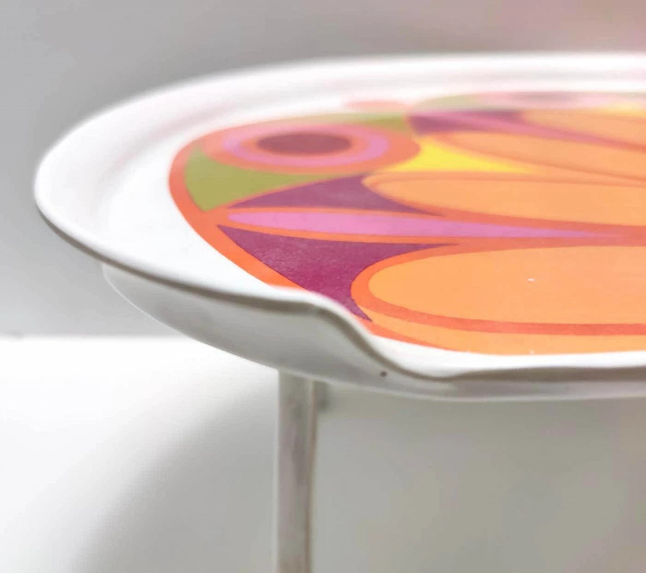 Plastic bed tray in the shape of a bean, 1970s 4