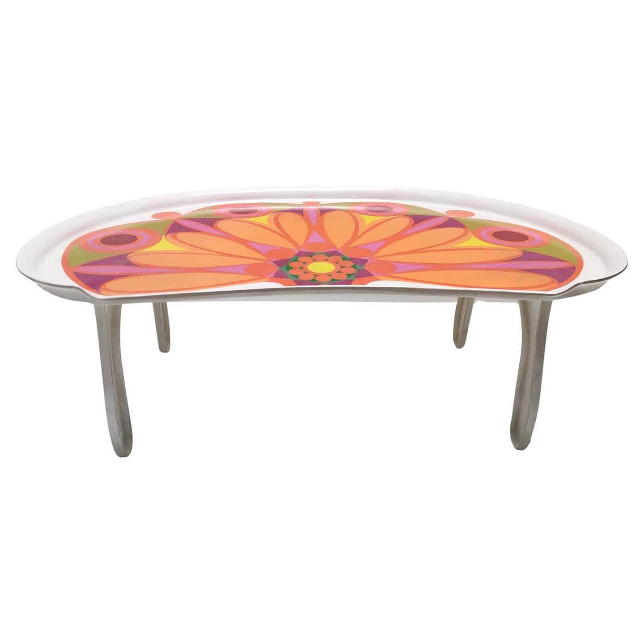 Plastic bed tray in the shape of a bean, 1970s 13