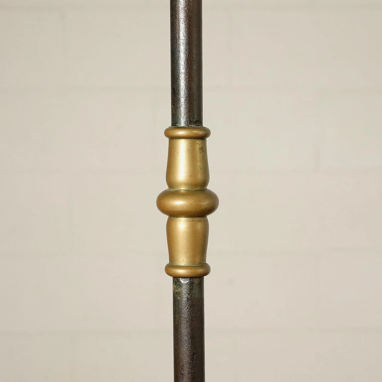 Pair of wrought iron torches, 19th century 6