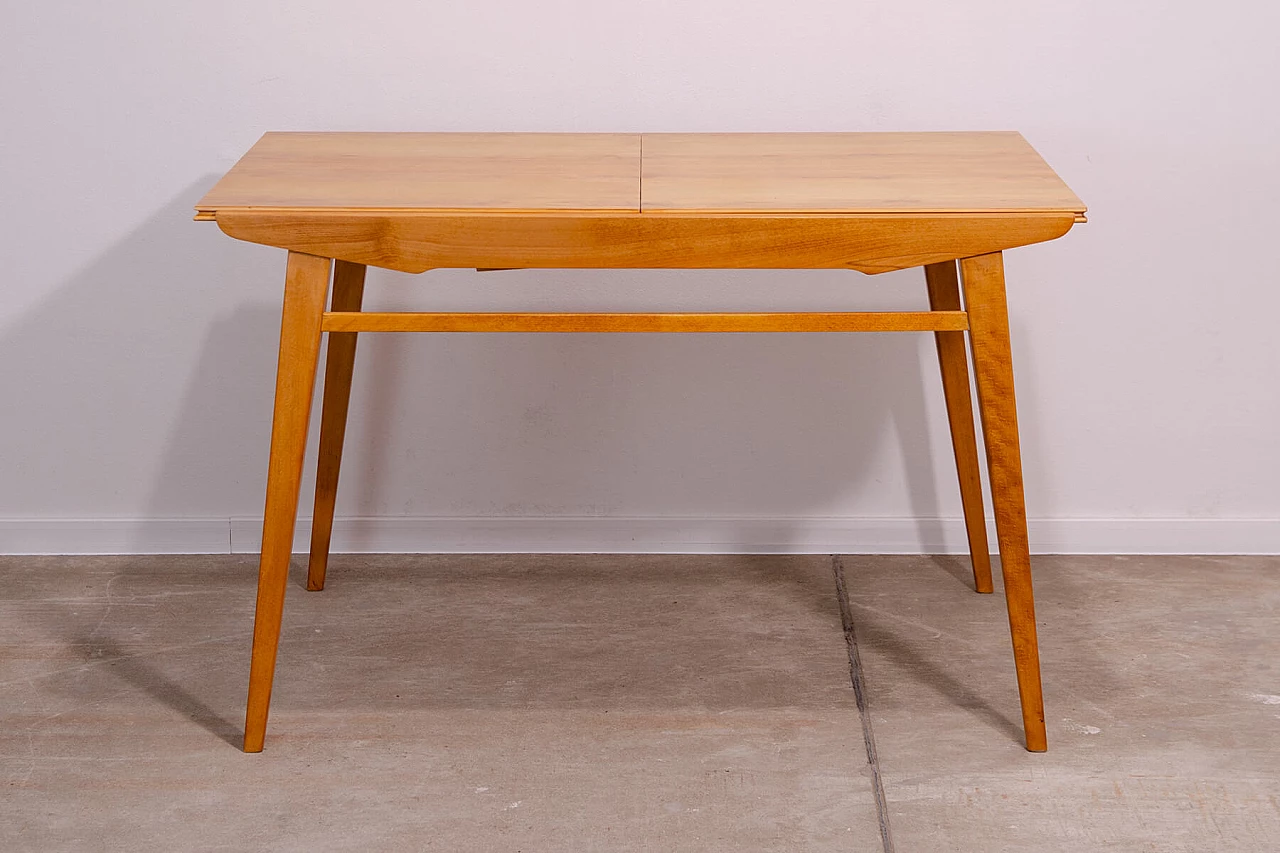 Ash extendable table by František Jirák for Tatra Nabytok, 1960s 3