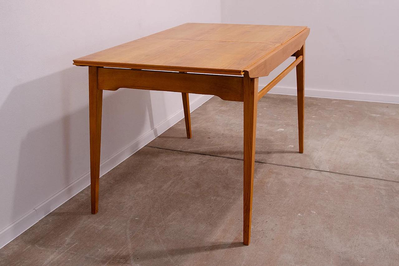 Ash extendable table by František Jirák for Tatra Nabytok, 1960s 5