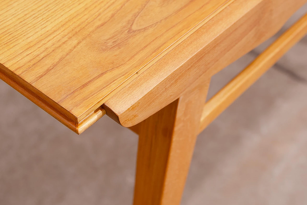Ash extendable table by František Jirák for Tatra Nabytok, 1960s 8