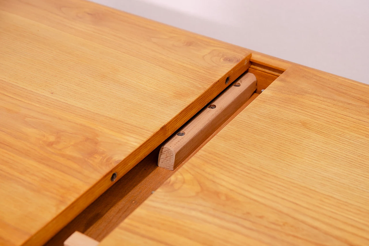 Ash extendable table by František Jirák for Tatra Nabytok, 1960s 11