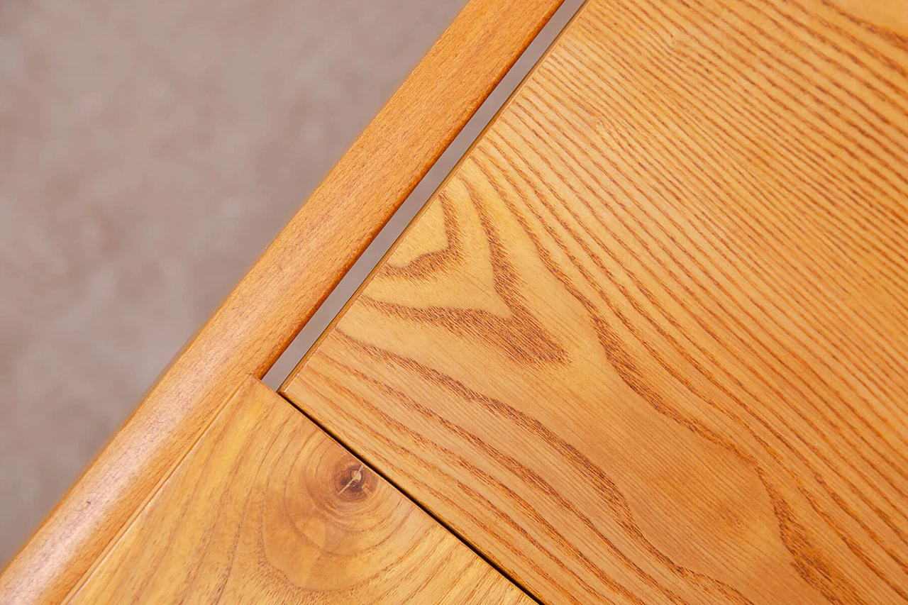 Ash extendable table by František Jirák for Tatra Nabytok, 1960s 19