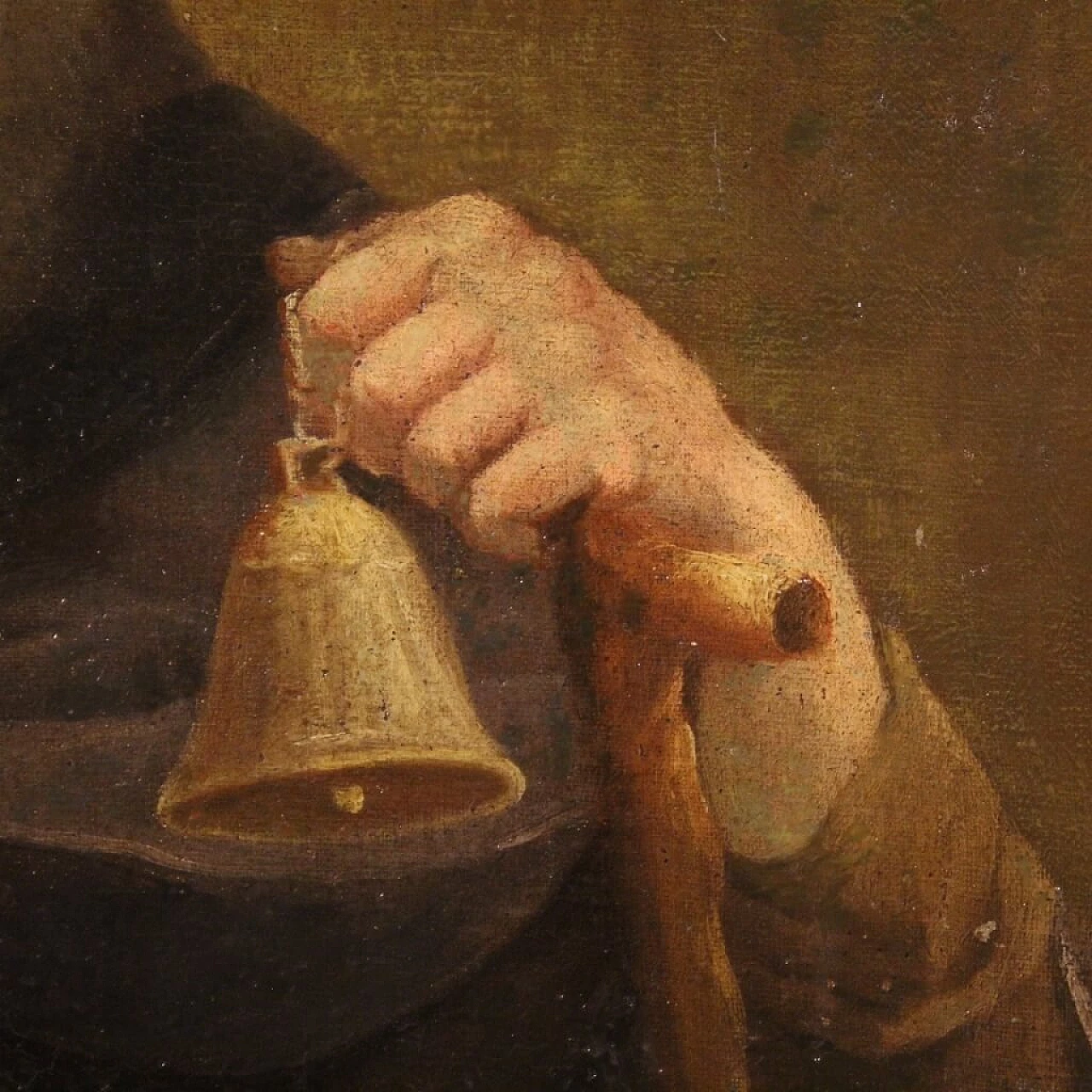 Sant'Antonio Abate, dipinto a olio su tela, '700 8