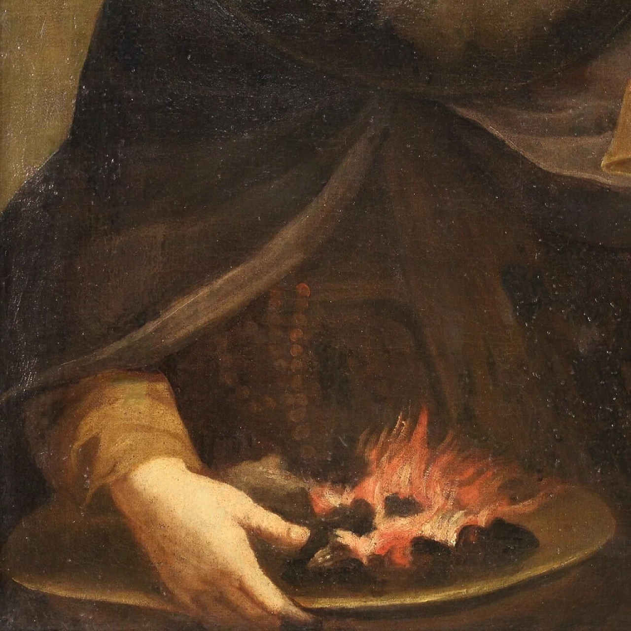 Sant'Antonio Abate, dipinto a olio su tela, '700 9