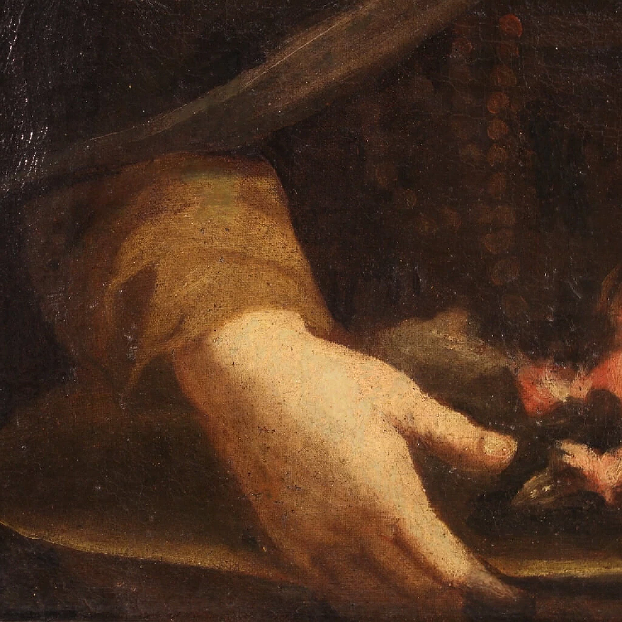 Sant'Antonio Abate, dipinto a olio su tela, '700 11