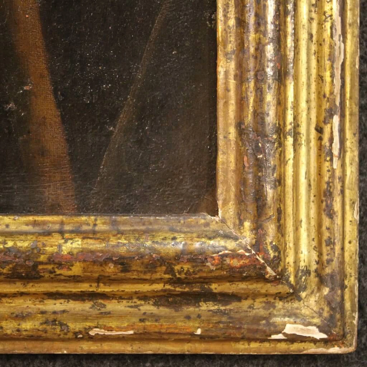 Sant'Antonio Abate, dipinto a olio su tela, '700 12