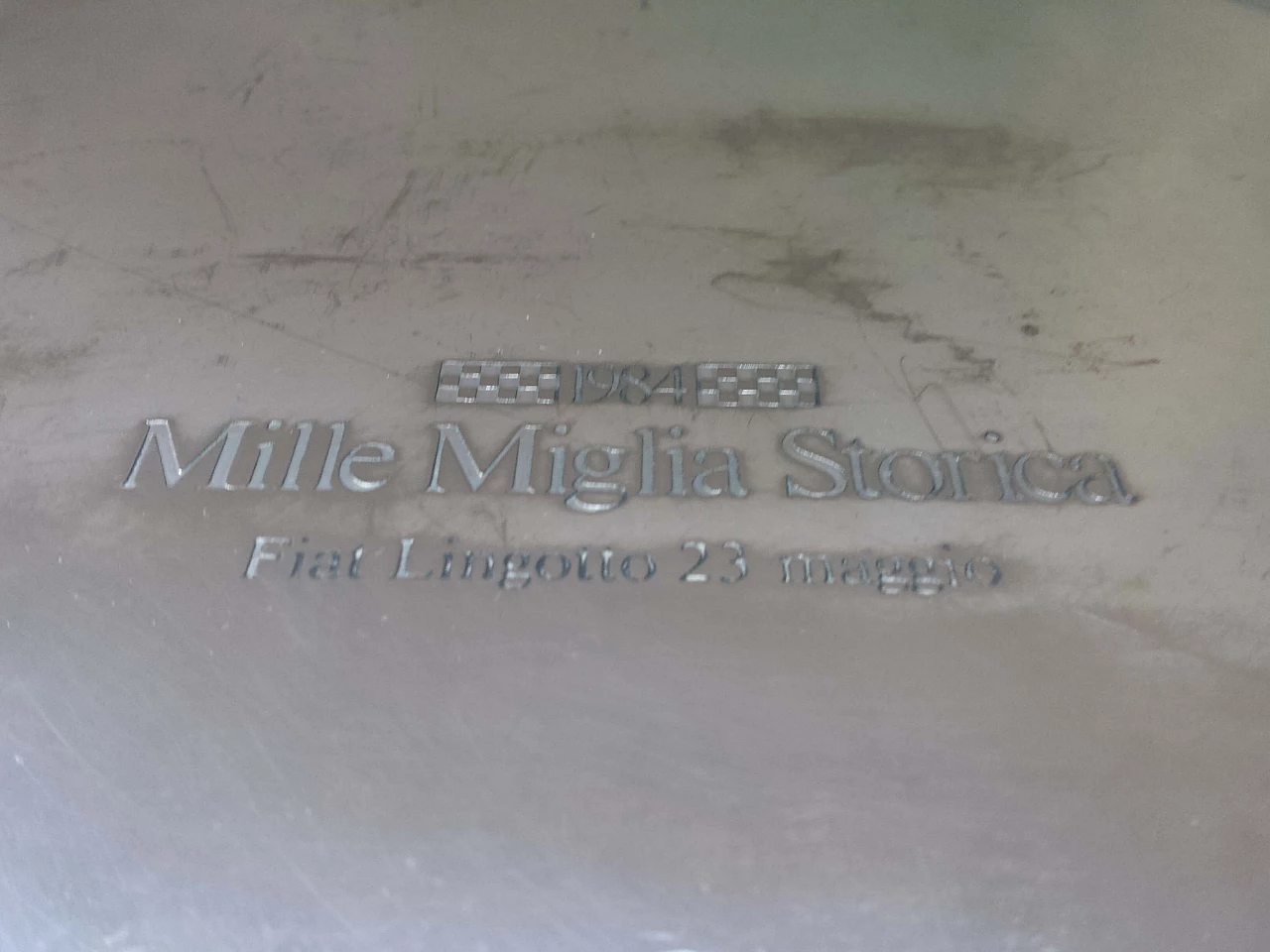 Silver Mille Miglia tray by Carlo Scarpa for Cleto Munari 6