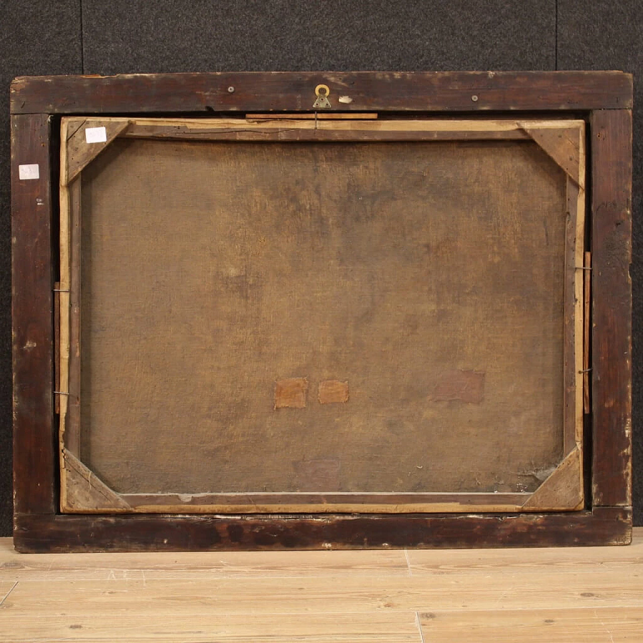 Tavern interior scene, Flemish oil painting on canvas, 18th century 7