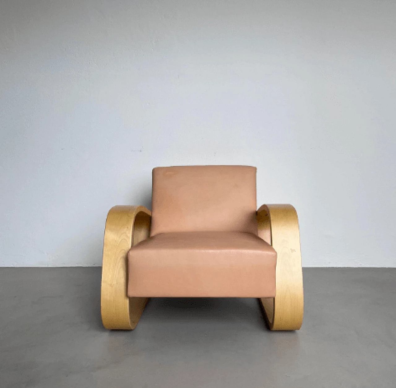 Pair of 400 Tank armchairs by Alvar Aalto for Artek, 2000s 8