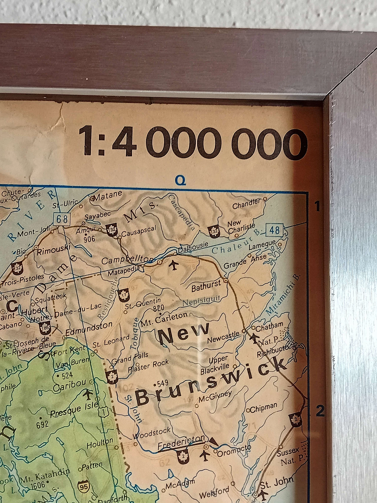 Carta geografica degli Stati Uniti d'America, anni '80 12