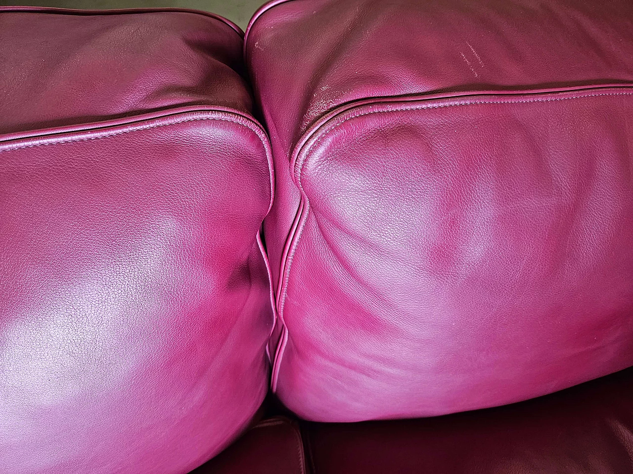 Socrates modular leather sofa by Poltrona Frau, 1970s 14