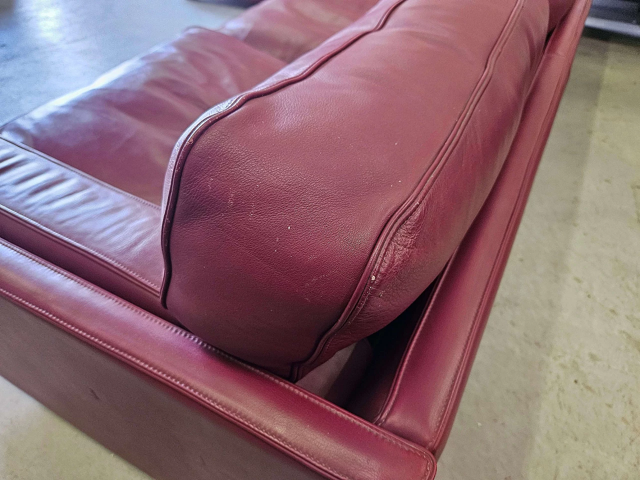 Socrates modular leather sofa by Poltrona Frau, 1970s 25