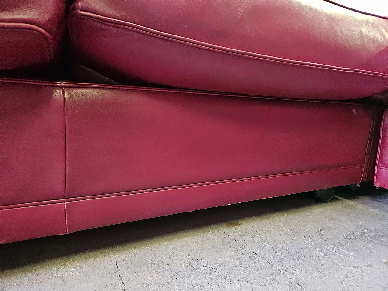 Socrates modular leather sofa by Poltrona Frau, 1970s 32