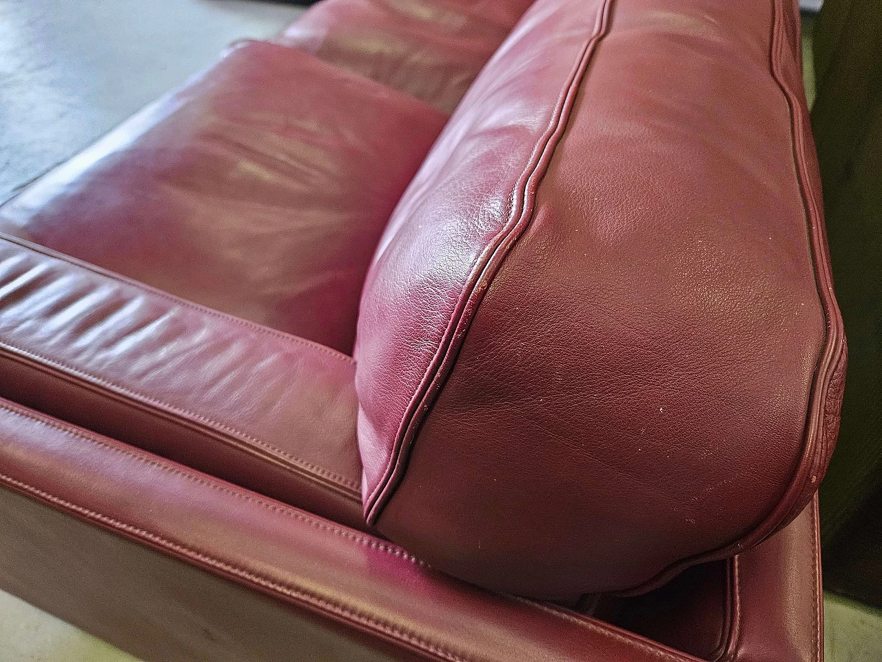 Socrates modular leather sofa by Poltrona Frau, 1970s 38