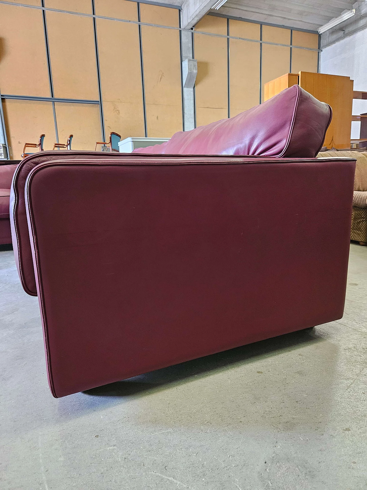 Socrates modular leather sofa by Poltrona Frau, 1970s 39