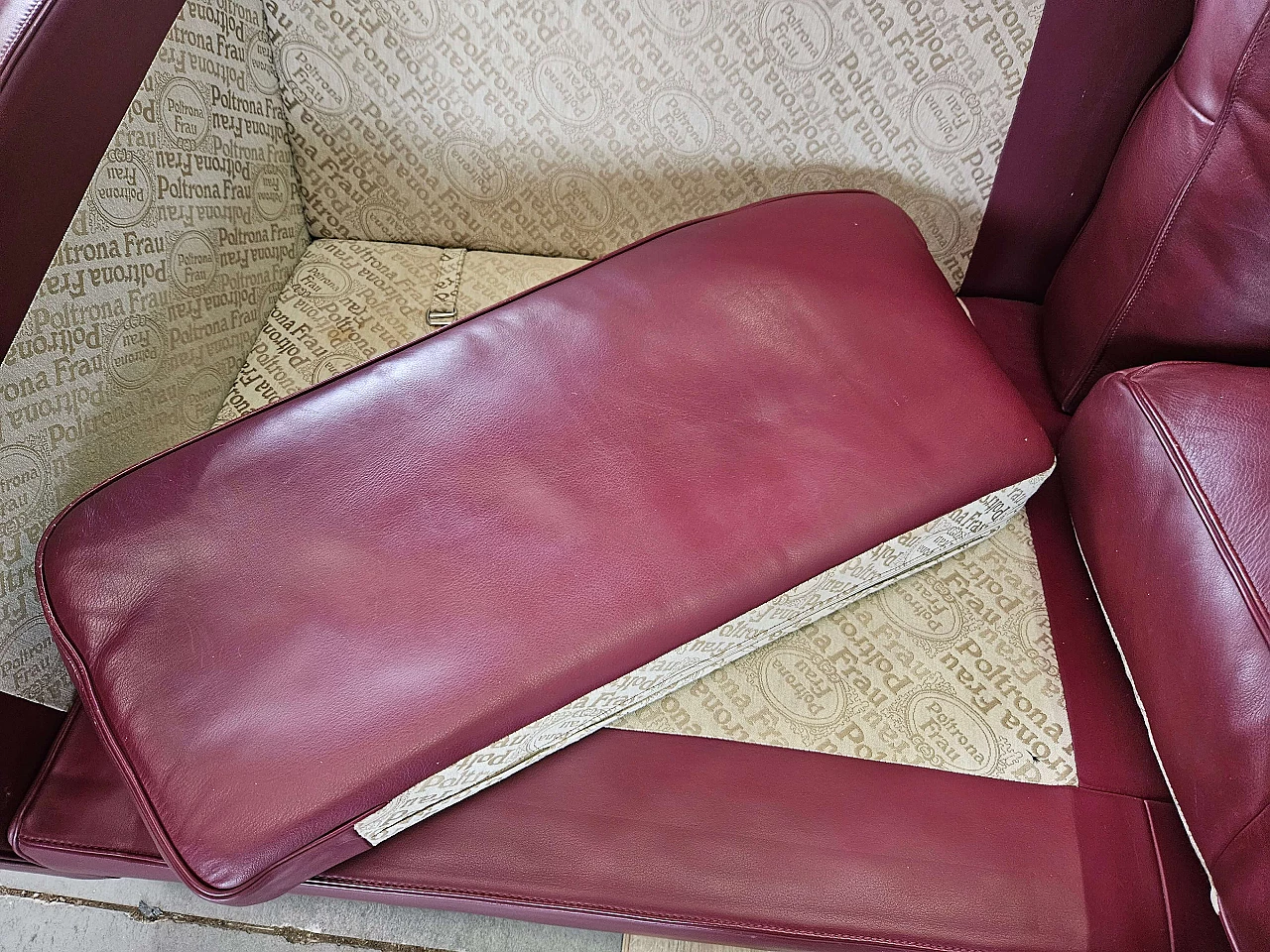 Socrates modular leather sofa by Poltrona Frau, 1970s 48