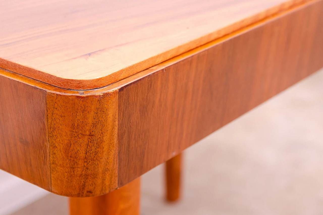 Tavolo da pranzo pieghevole in noce di Setona, anni '50 10