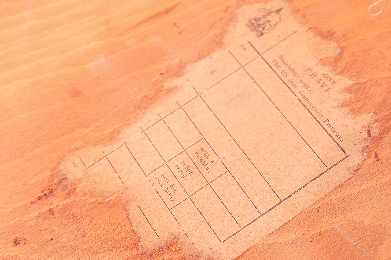 Tavolo da pranzo pieghevole in noce di Setona, anni '50 21