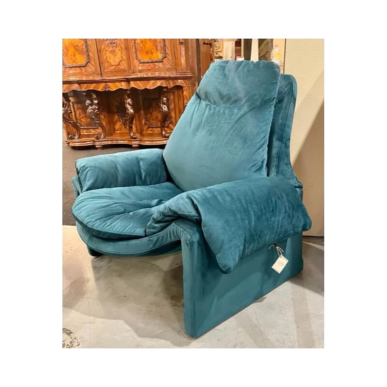 P60 armchair by Vittorio Introini for Saporiti Italia, 1970s 2