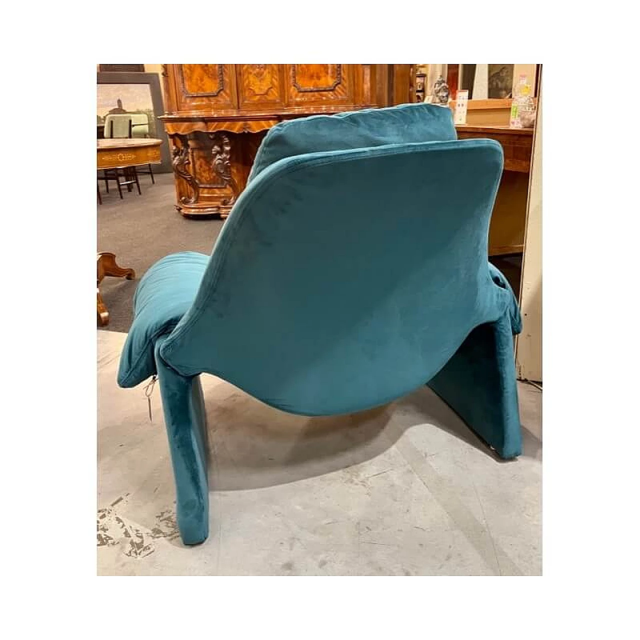 P60 armchair by Vittorio Introini for Saporiti Italia, 1970s 3