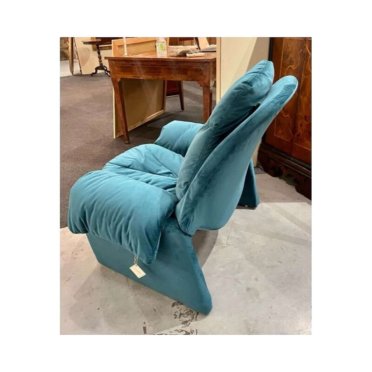 P60 armchair by Vittorio Introini for Saporiti Italia, 1970s 5