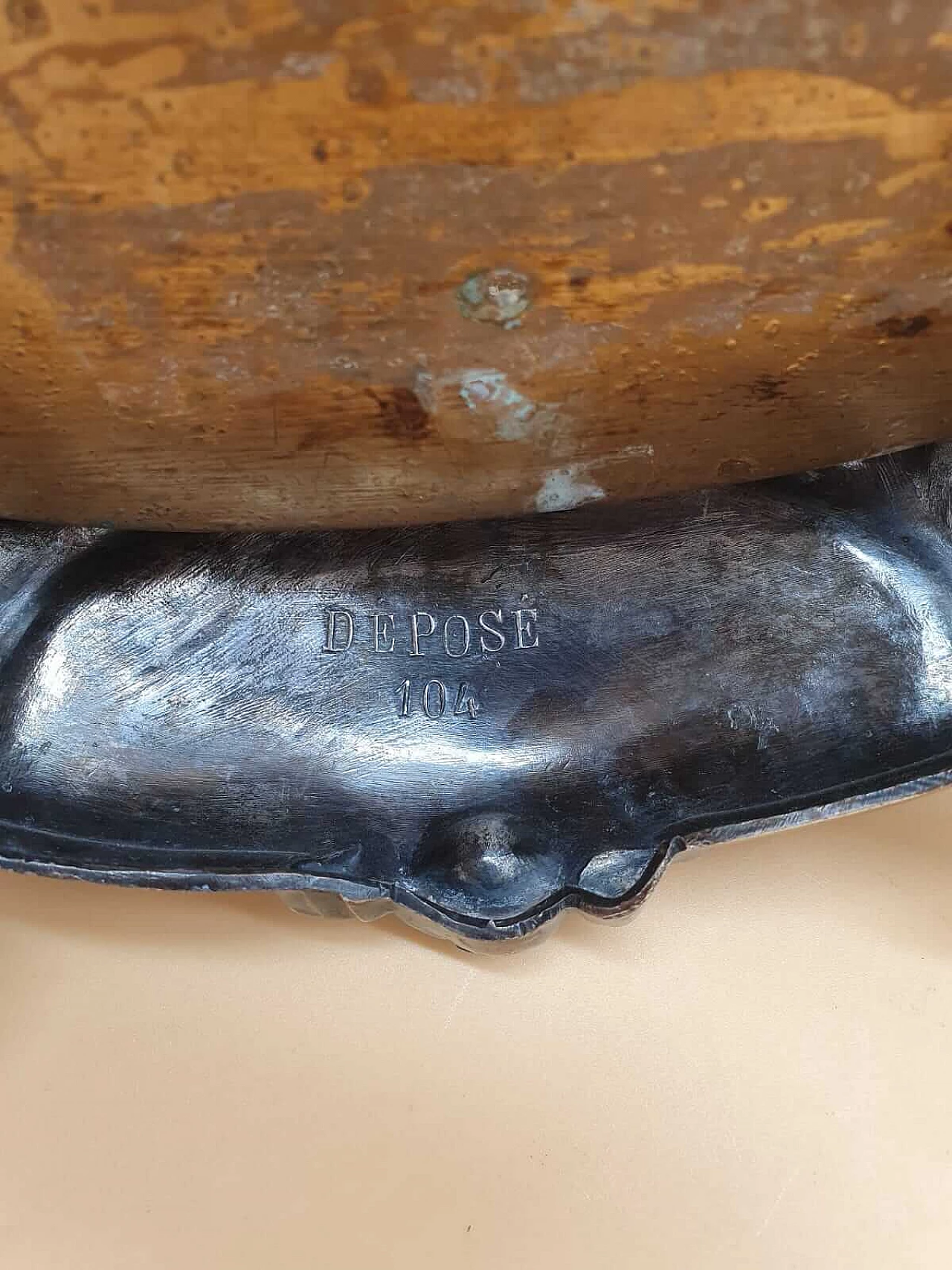 Giardiniera in metallo argentato, inizio '900 5