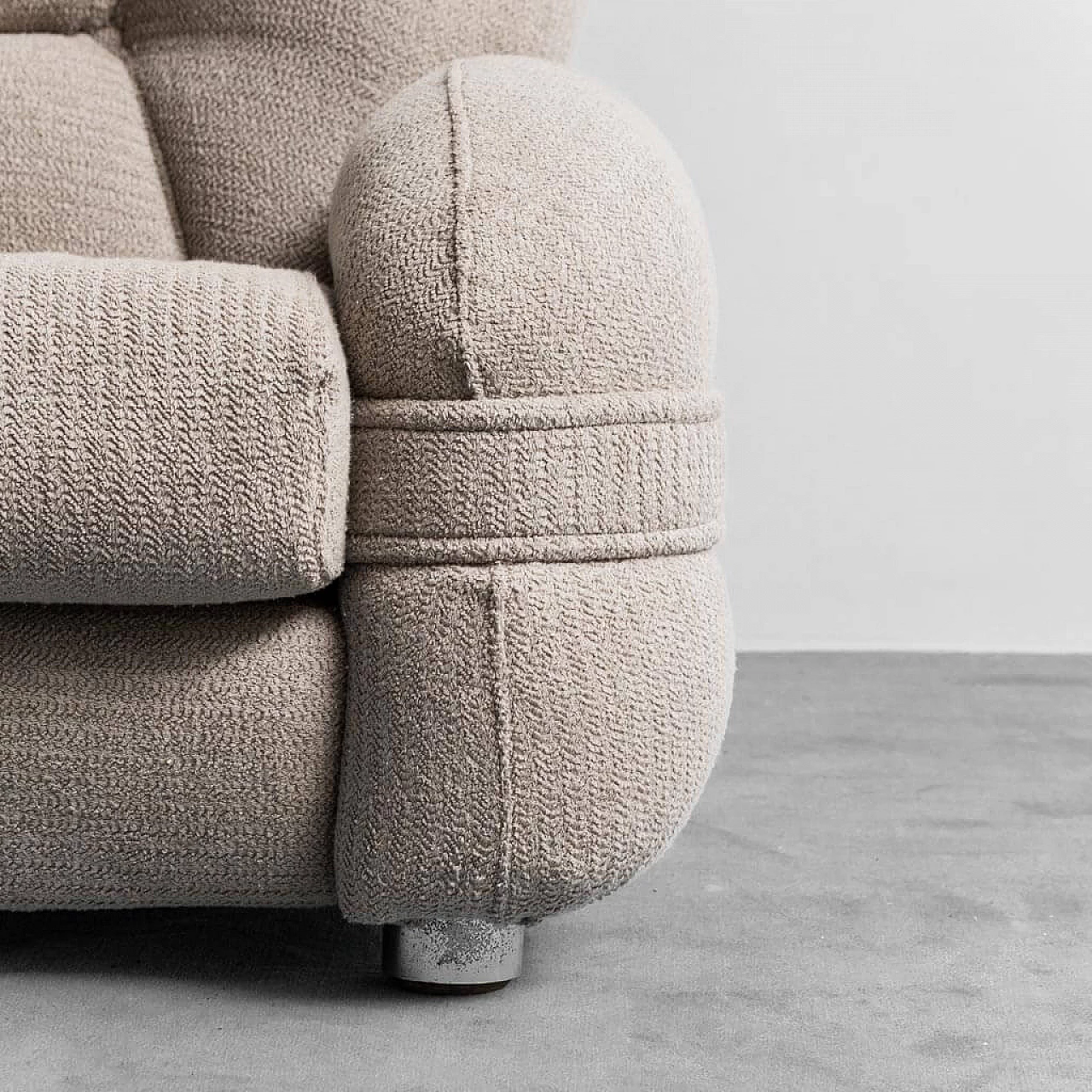 Metal and fabric armchair by Adriano Piazzesi, 1970s 11