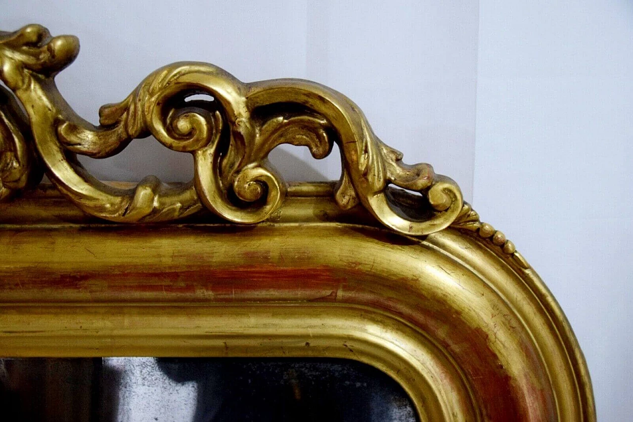 Louis Philippe mirror with gilt wood frame, 19th century 3