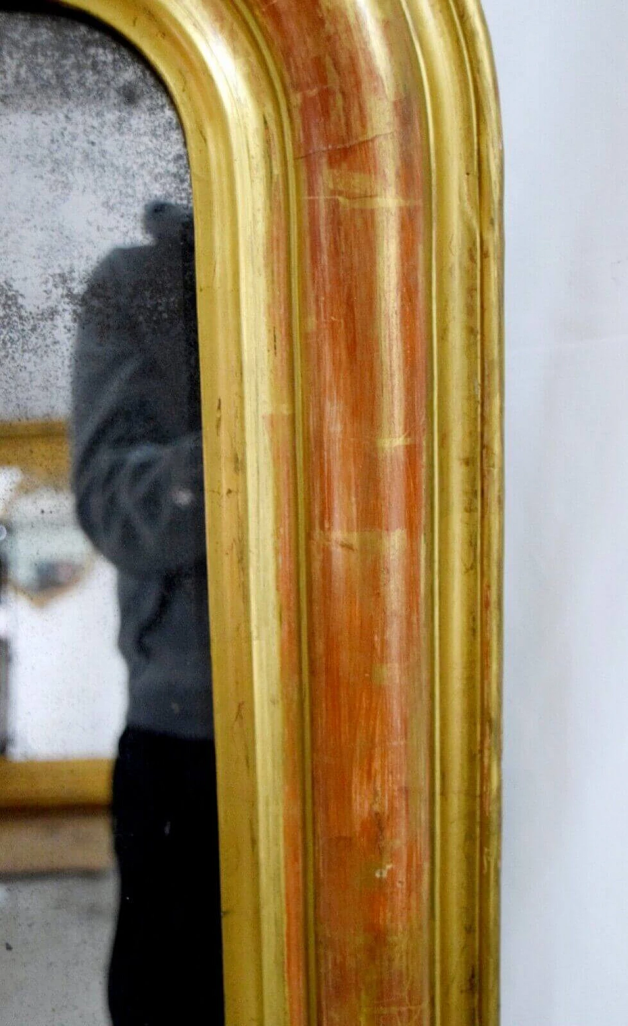 Louis Philippe mirror with gilt wood frame, 19th century 4