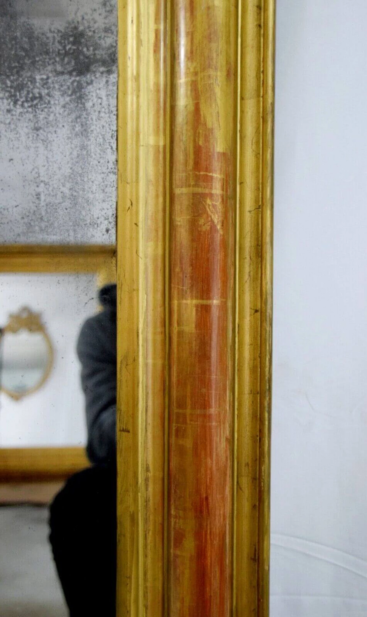 Louis Philippe mirror with gilt wood frame, 19th century 5