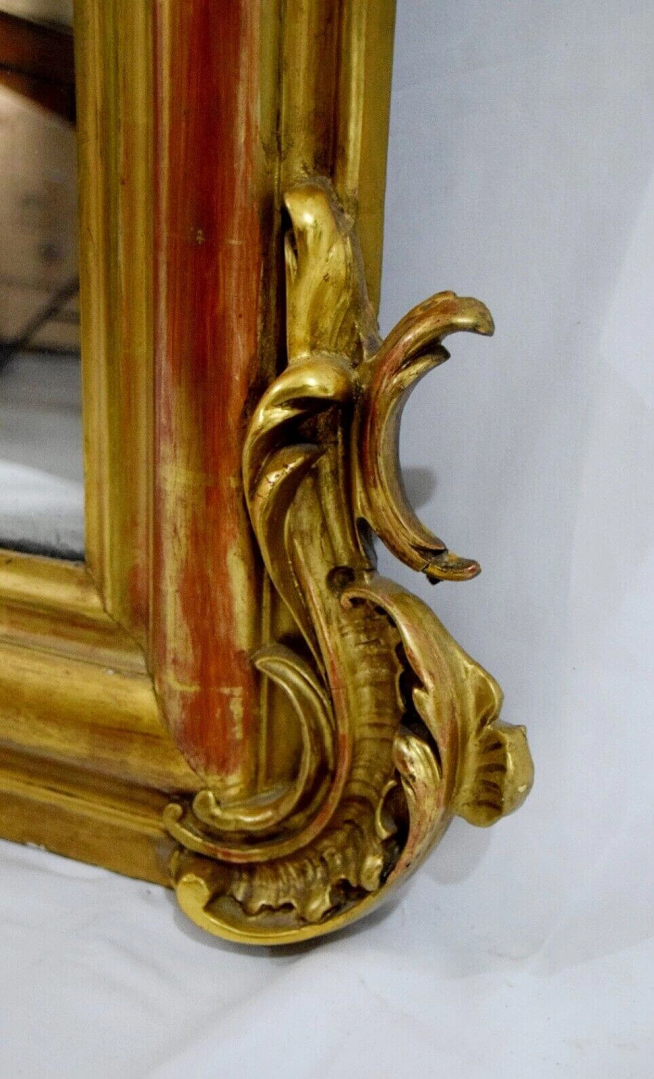 Louis Philippe mirror with gilt wood frame, 19th century 6