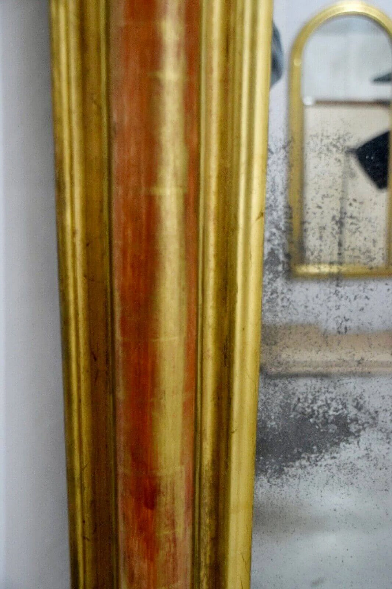 Louis Philippe mirror with gilt wood frame, 19th century 9