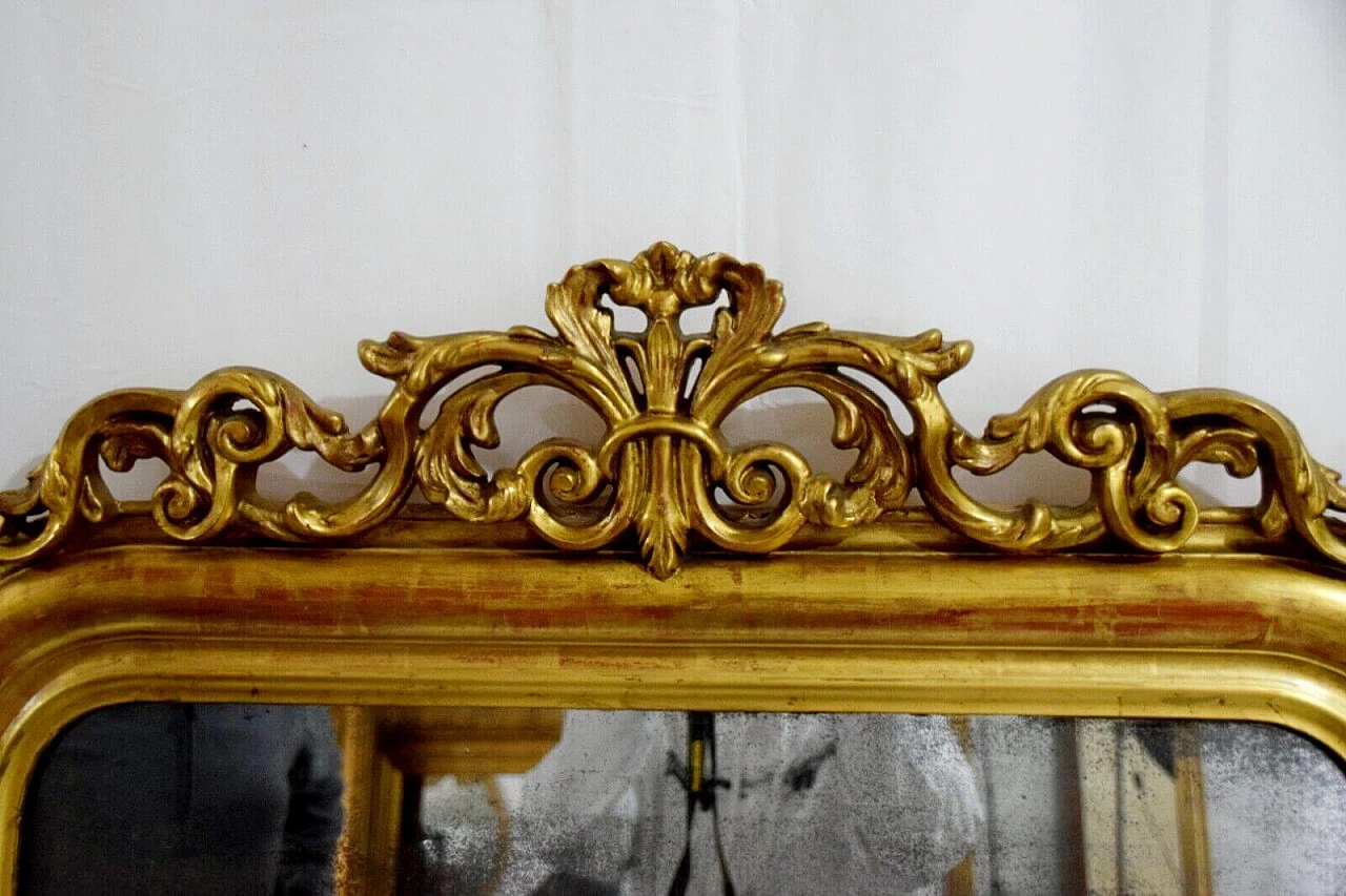 Louis Philippe mirror with gilt wood frame, 19th century 13