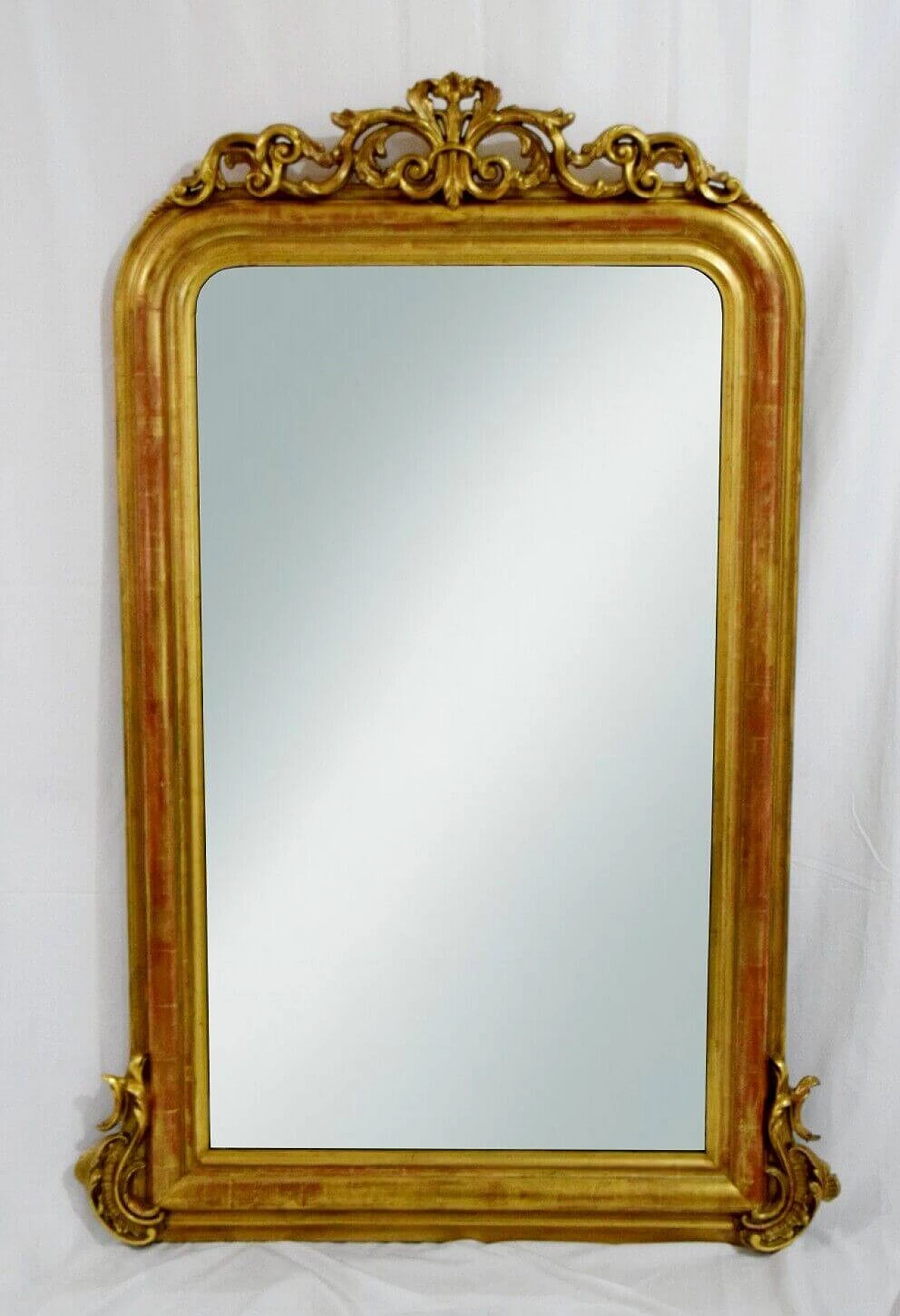 Louis Philippe mirror with gilt wood frame, 19th century 15