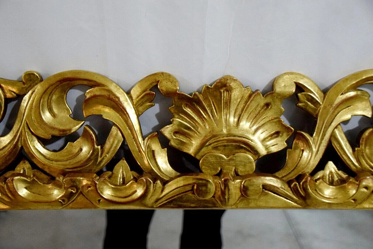 Florentine style gilded wood and plaster mirror 2