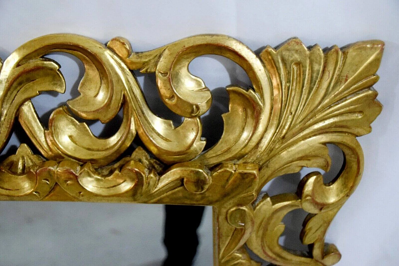 Florentine style gilded wood and plaster mirror 3