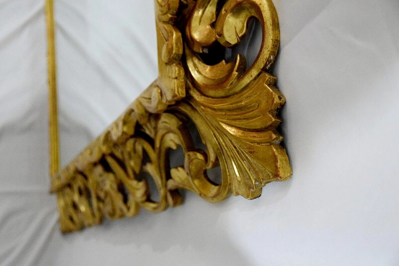 Florentine style gilded wood and plaster mirror 13