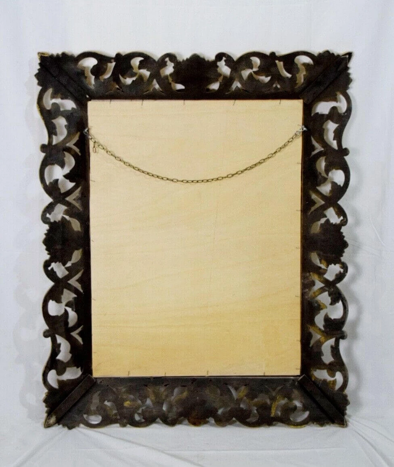 Florentine style gilded wood and plaster mirror 14