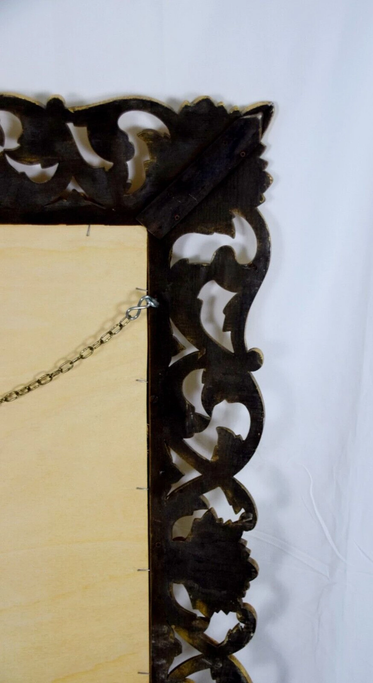 Florentine style gilded wood and plaster mirror 16