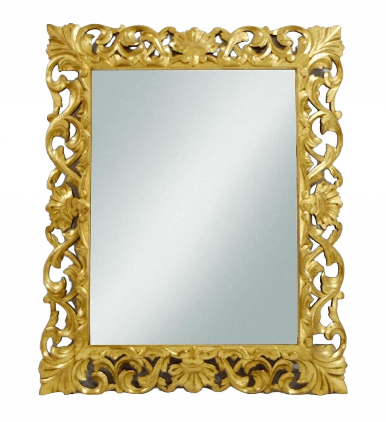 Florentine style gilded wood and plaster mirror 21