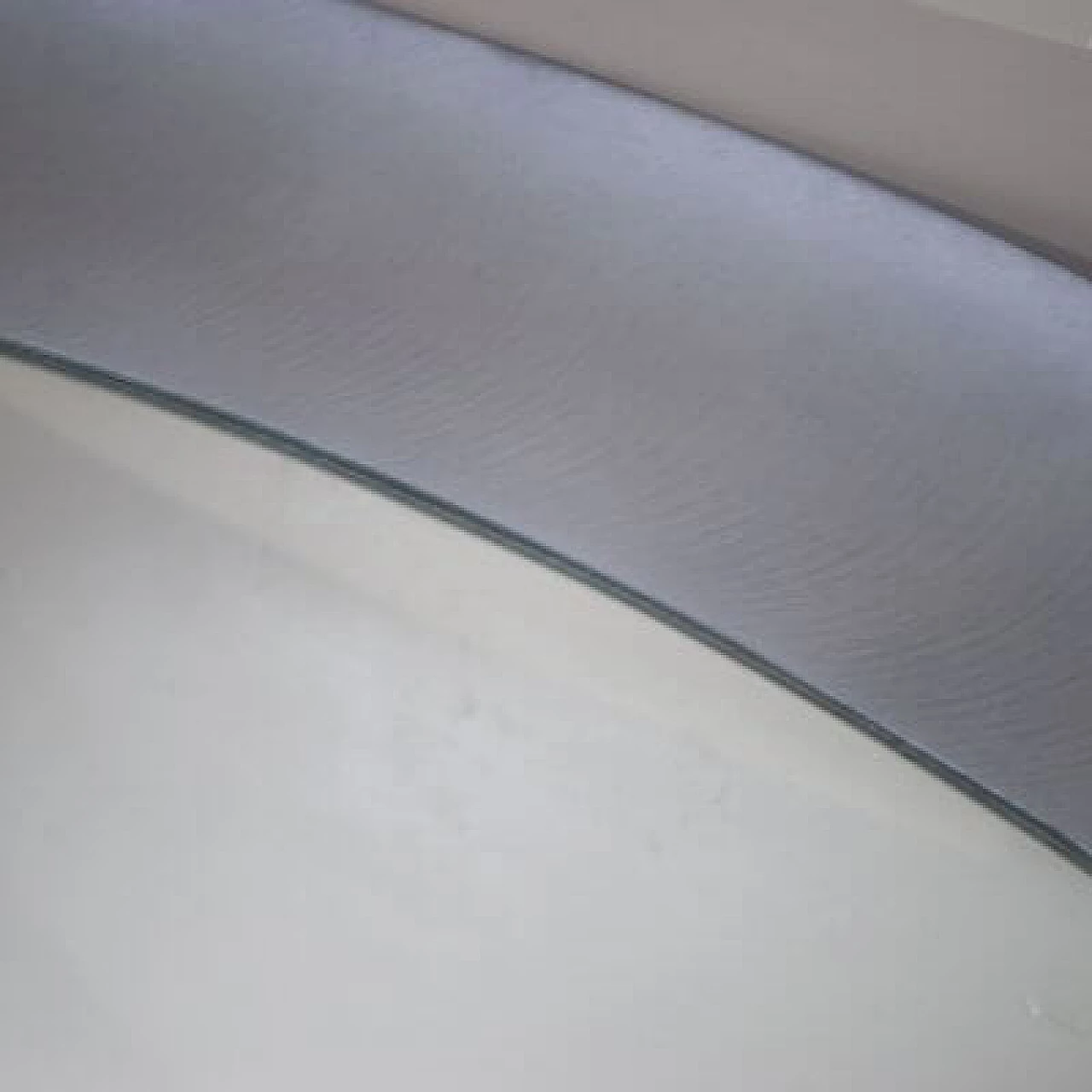 Specchio ovale in alluminio di Lorenzo Burchiellaro, anni '60 4