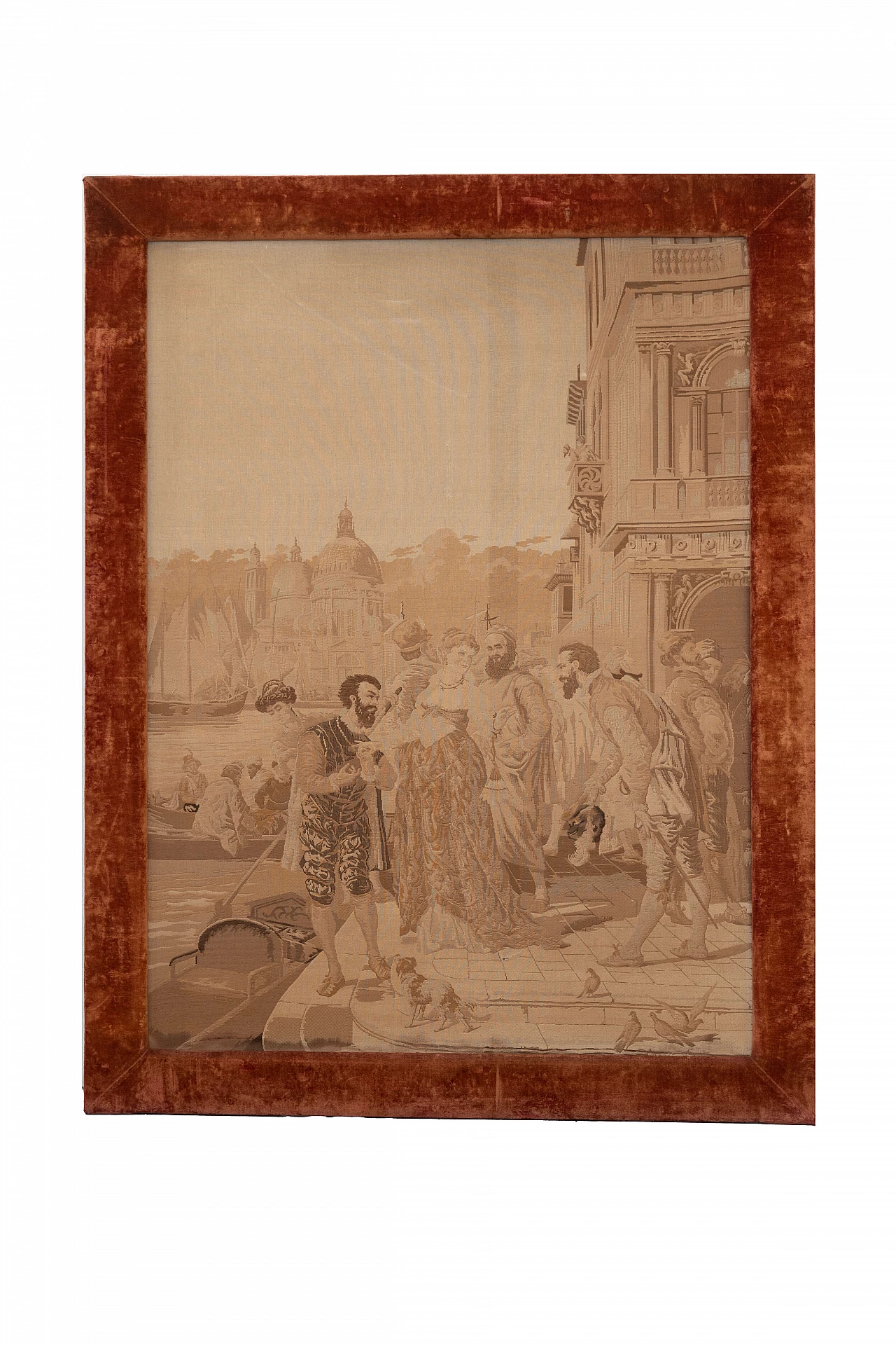 Arazzo romanico con raffigurazione di Venezia, anni '50 1