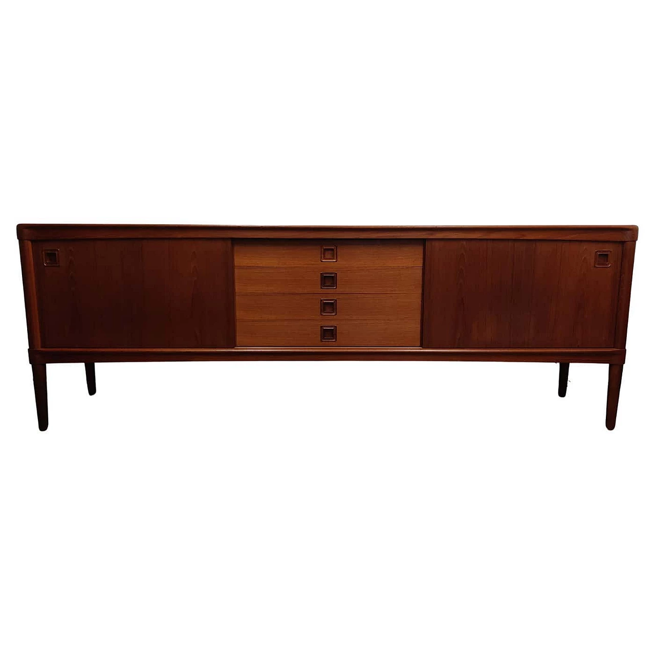 Credenza danese in teak di Bramin, anni '60 1