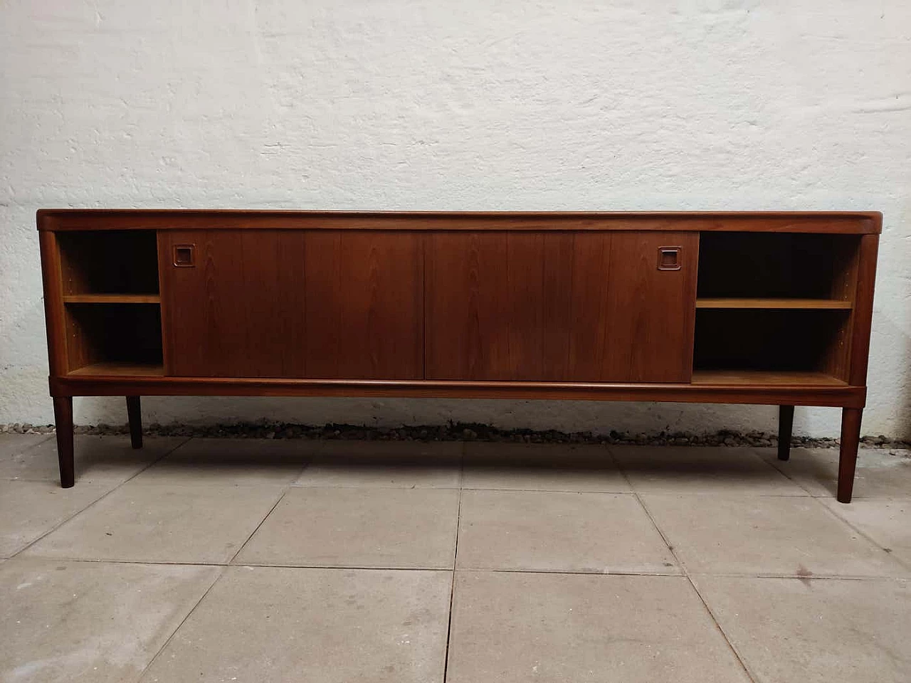 Credenza danese in teak di Bramin, anni '60 7