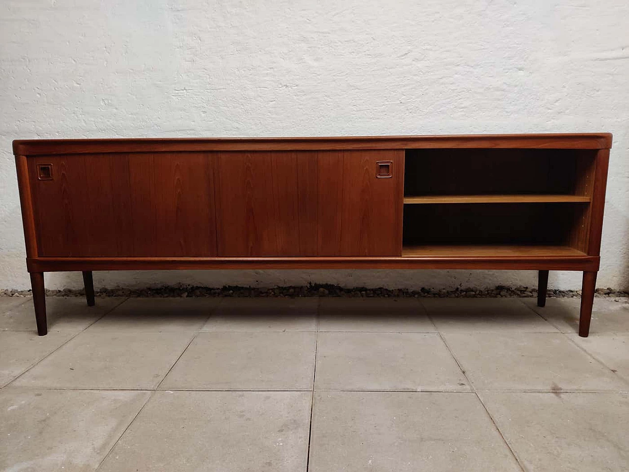 Credenza danese in teak di Bramin, anni '60 9